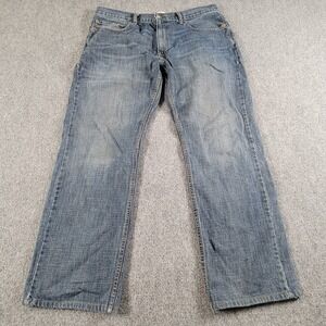 Levis Jeans Men's 559 (38x32 Label) Relaxed Straight Legs Black Batwing